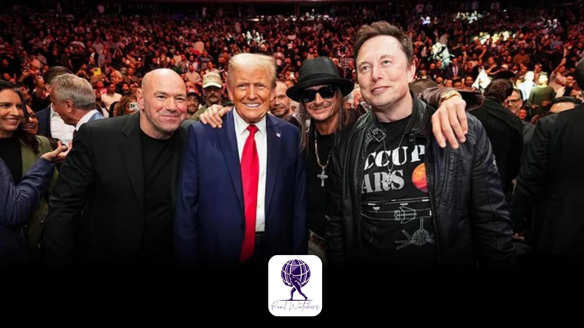 Trump, Musk, and new candidates celebrate at the UFC Real Watchers