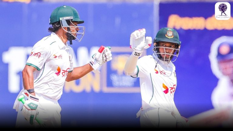 Mushfiqur and Shanto's hundreds give Bangladesh a commanding lead after Day 1