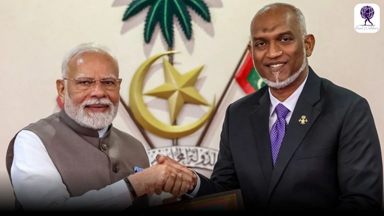 Modi of India reaffirms relations with the Maldives